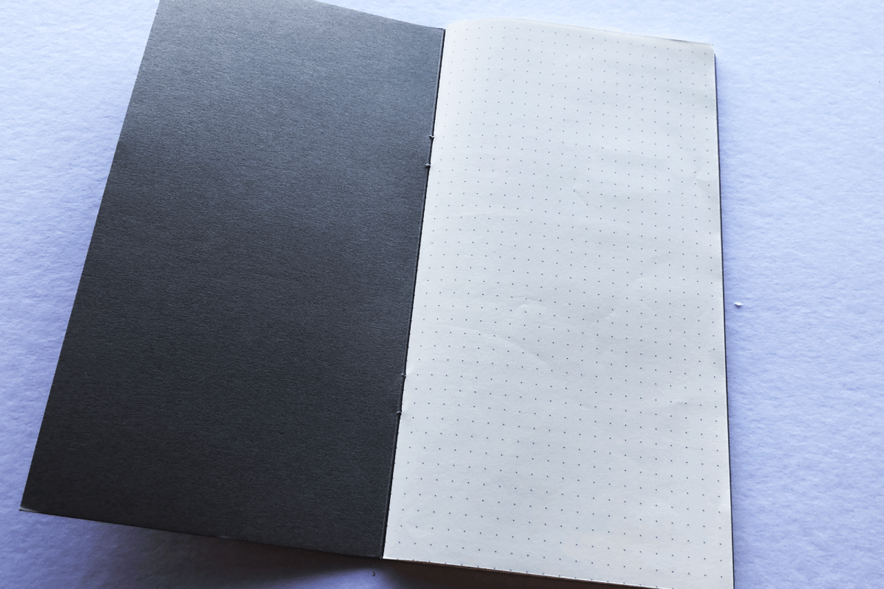 Livenotes TN Notebook Insert Refill w/ 68gsm (Grey cover)Tomoe River Paper - Dot Grid By PenGallery