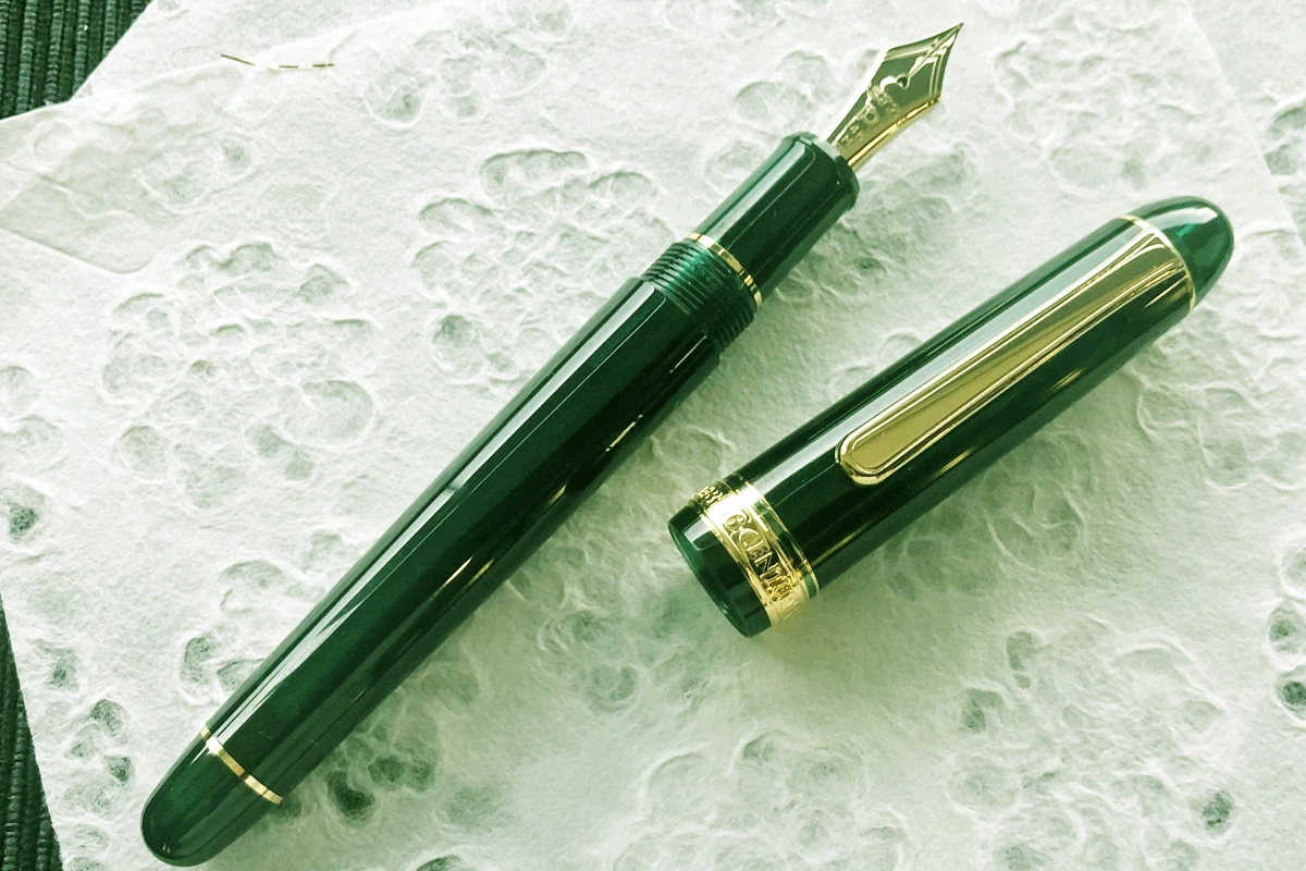 Platinum 3776 Century Laurel Green Fountain Pen