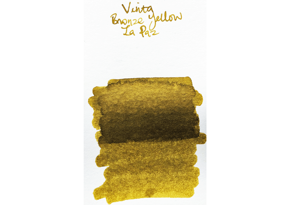 Vinta Fountain Pen 30ml Bottle Ink Bronze Yellow [La Paz 1985]