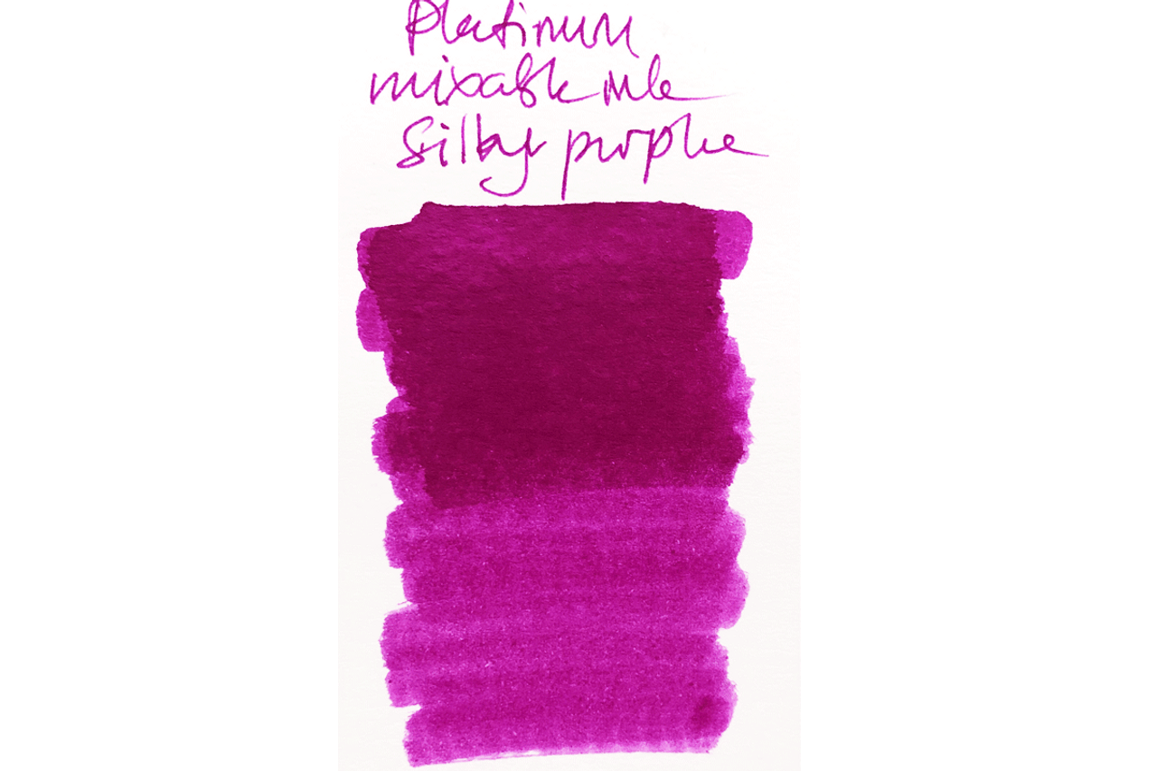 Platinum Mixable Fountain Pen 20ml Bottle Ink Silky Purple
