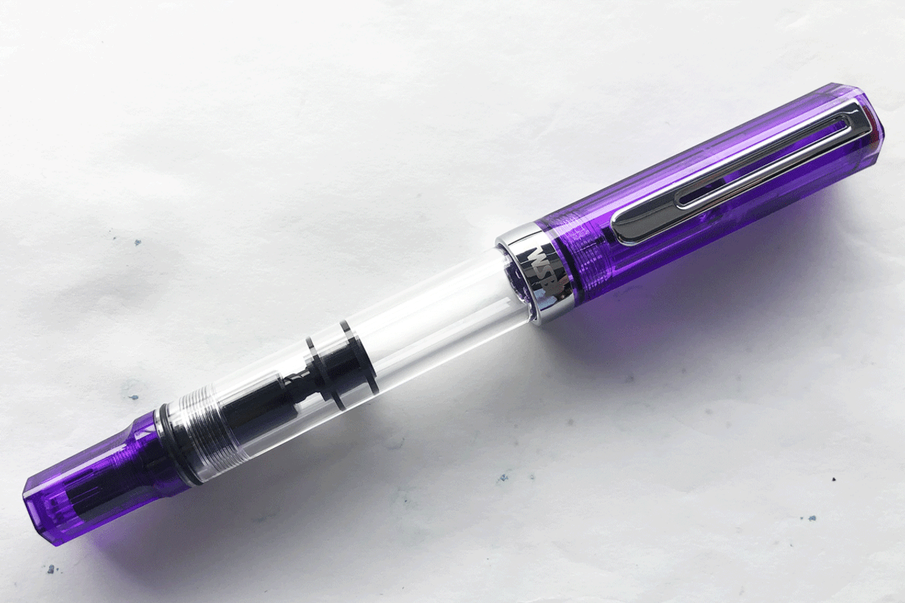TWSBI Eco Transparent Purple Fountain Pen TWSBI Eco Transparent Purple Fountain Pen