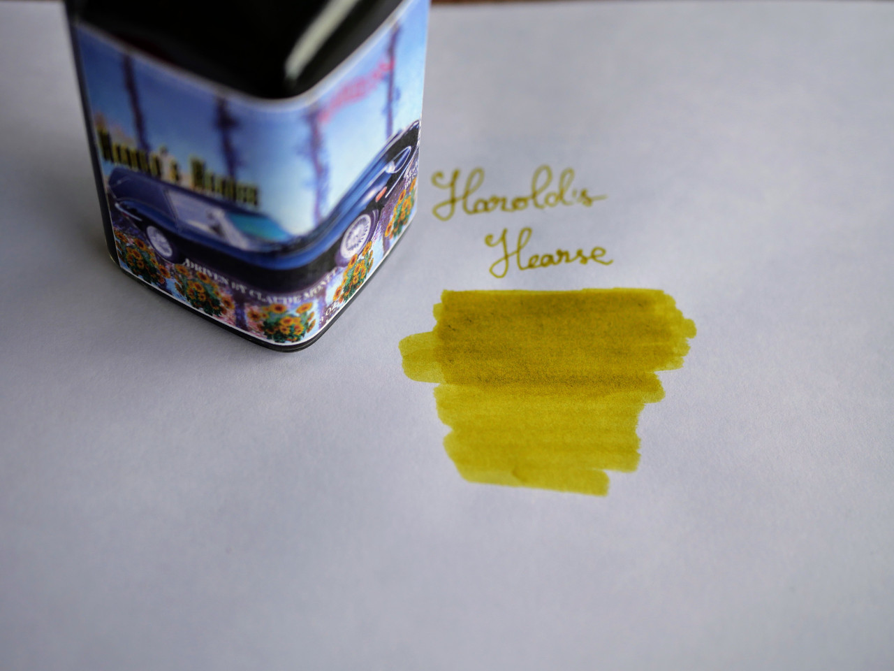 Noodler's Fountain Pen 3oz  Bottle Ink Harold's Hearse