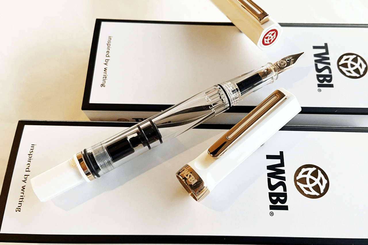 TWSBI Eco White Rose Gold Special Edition Fountain Pen