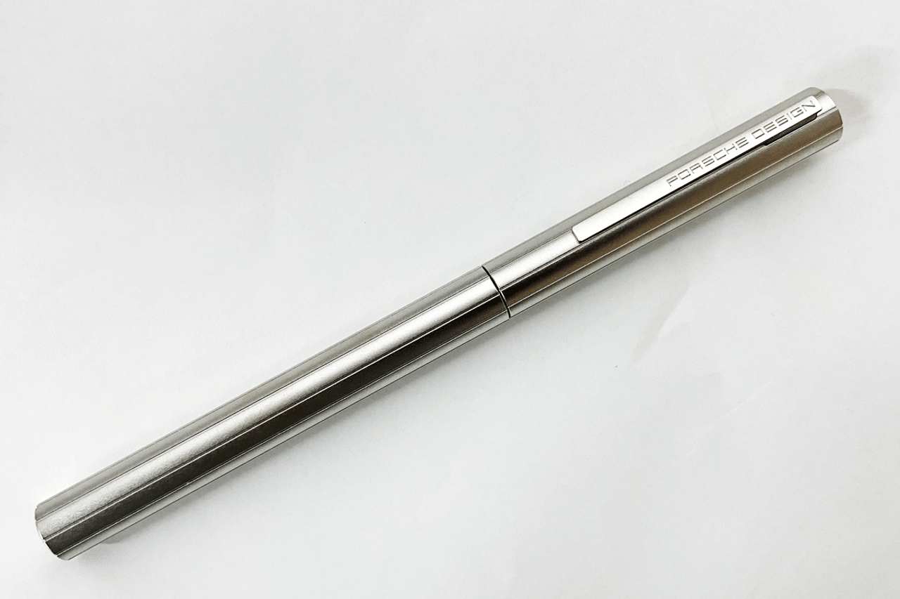 Porsche Design P3125 Slim Line Titanium Fountain Pen Medium Nib