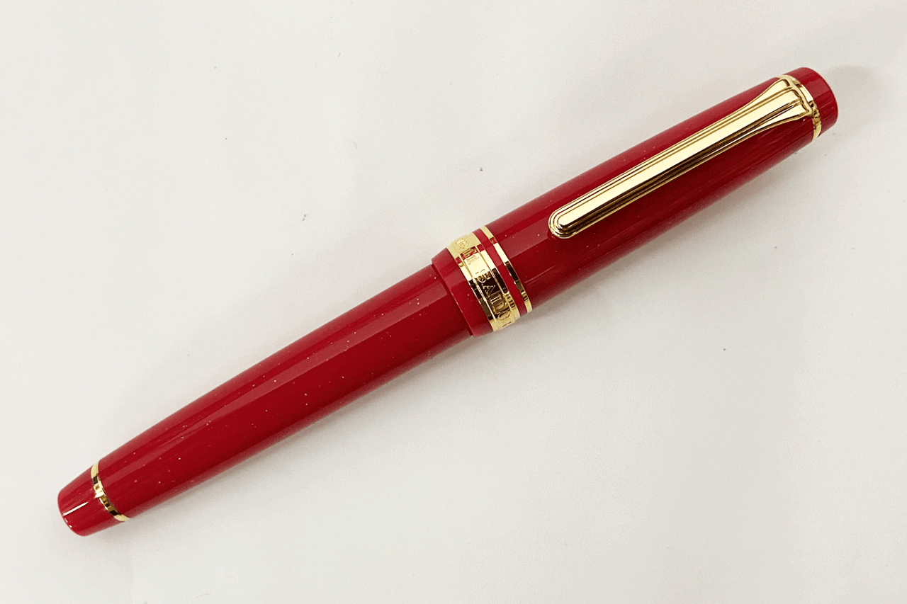 Sailor Professional Gear Slim  Shikiori Japanese Fairy Princess Kaguya Crimson Fountain Pen MF Nib