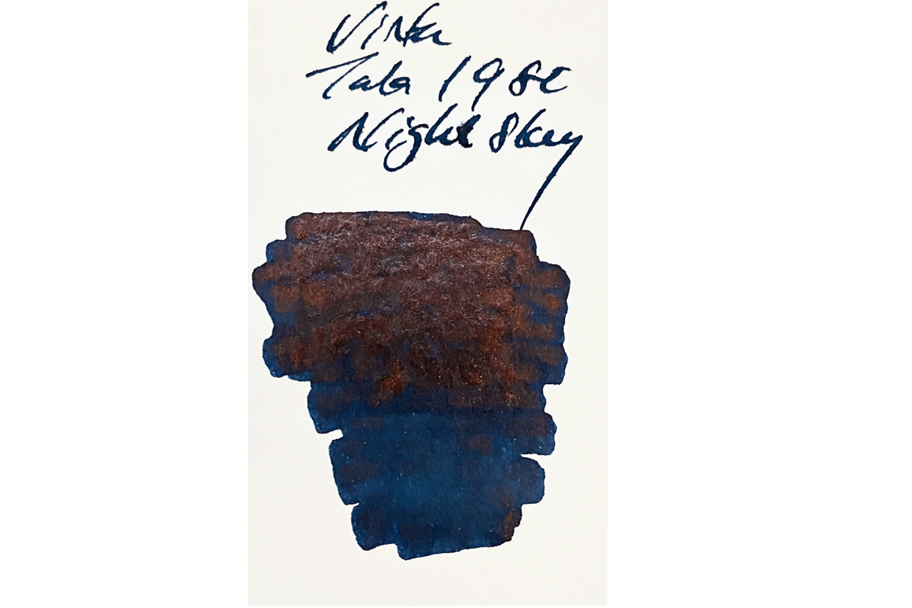 Vinta Fountain Pen 30ml Bottle Ink Shimmer Night Sky [Tala 1980]
