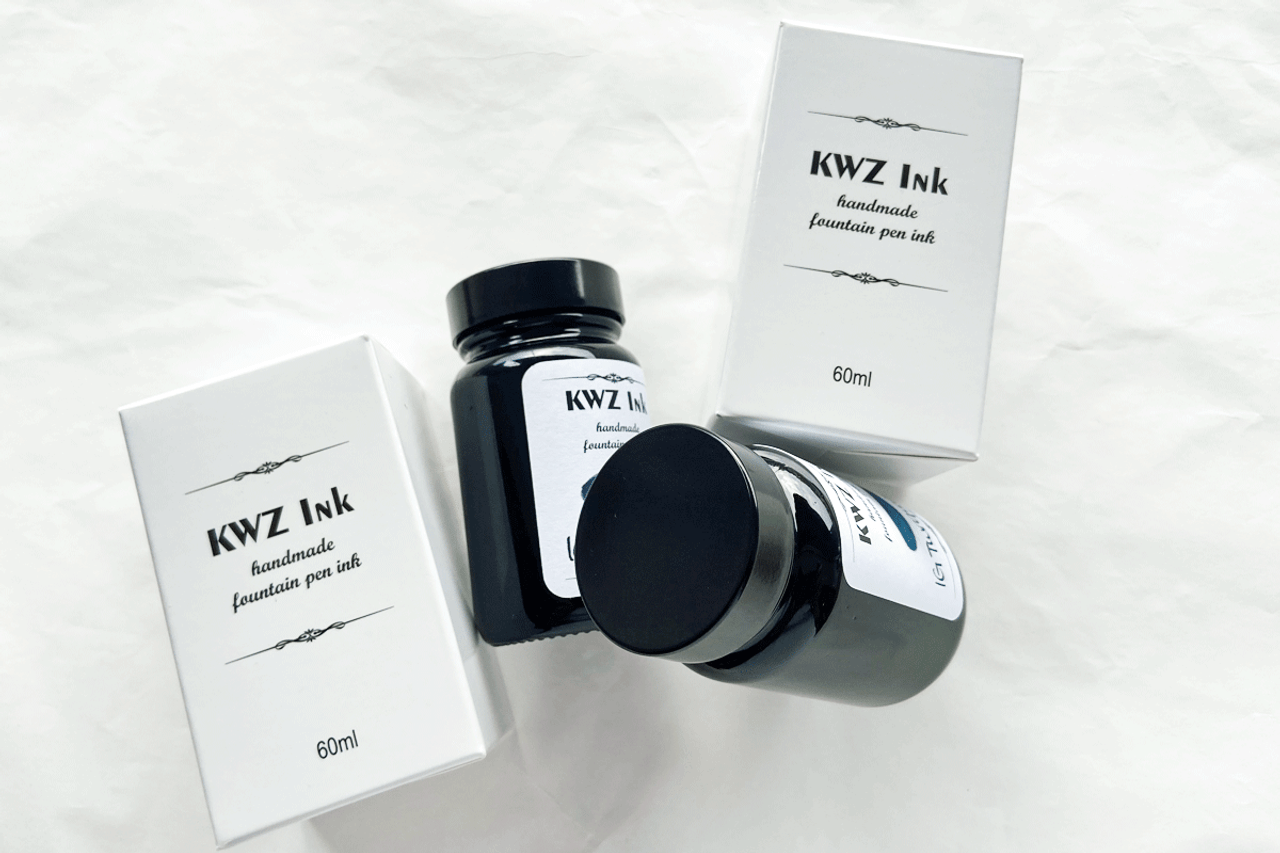 KWZ Iron Gall Blue # 5 Fountain Pen 60ml Bottle Ink 