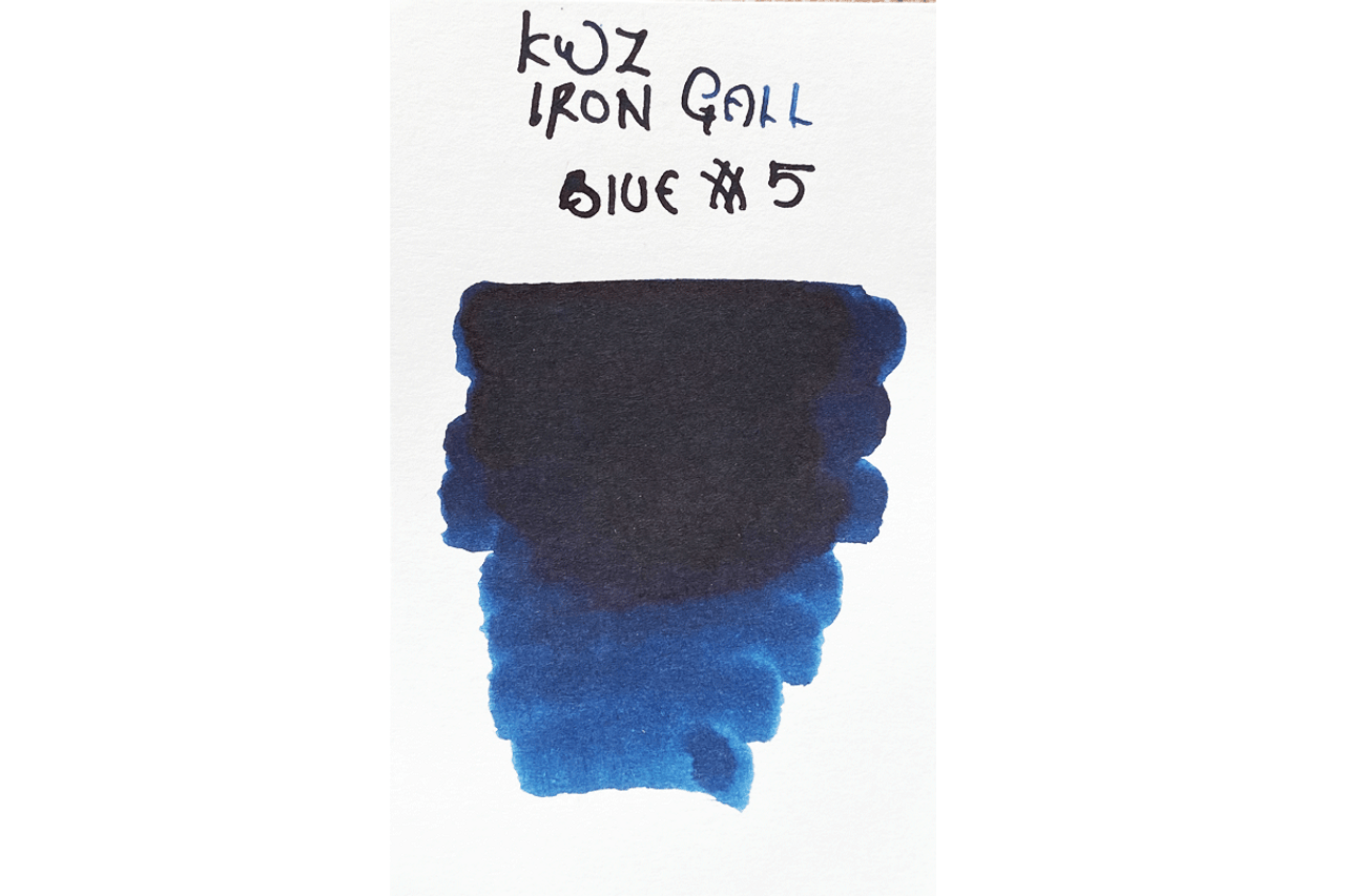 KWZ Iron Gall Blue # 5 Fountain Pen 60ml Bottle Ink 