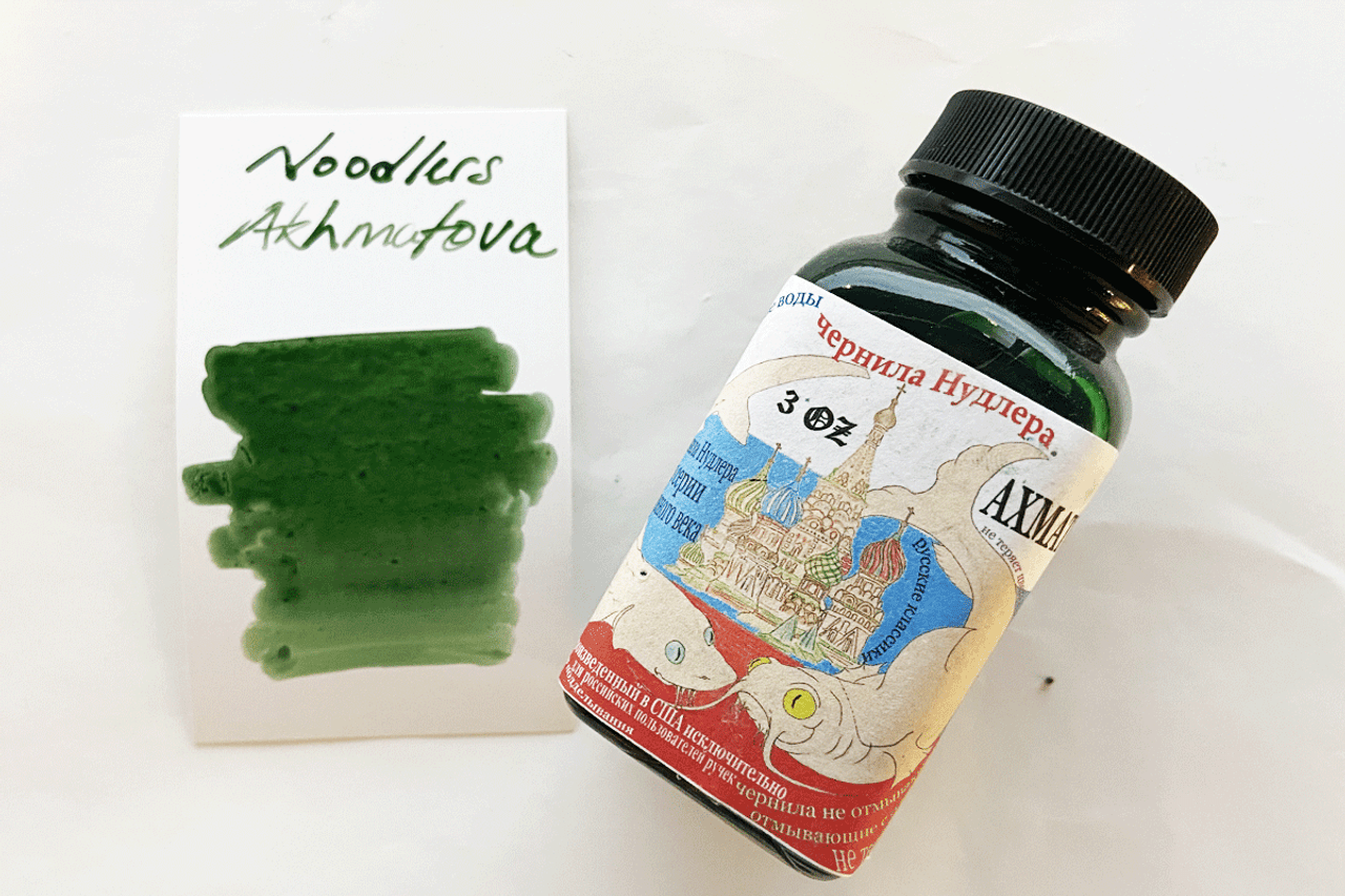 Noodler's Fountain Pen 3oz  Bottle Ink Akhmatova