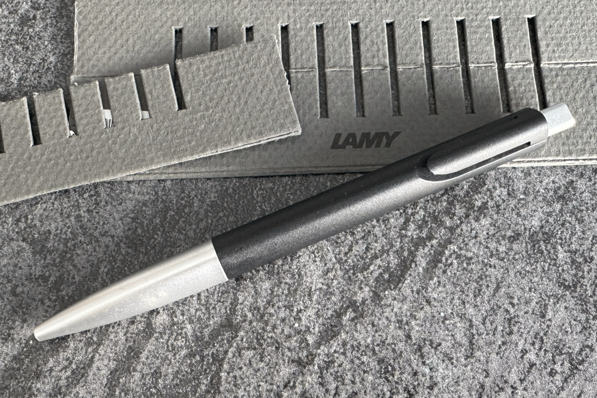 Lamy Noto Black Silver Ballpoint Pen