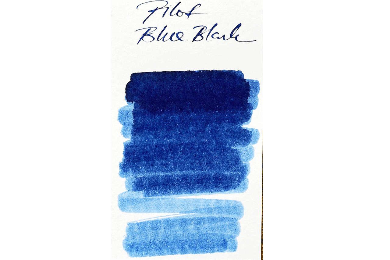 Pilot Fountain Pen Ink 350ml Blue Black With Glass Bottle