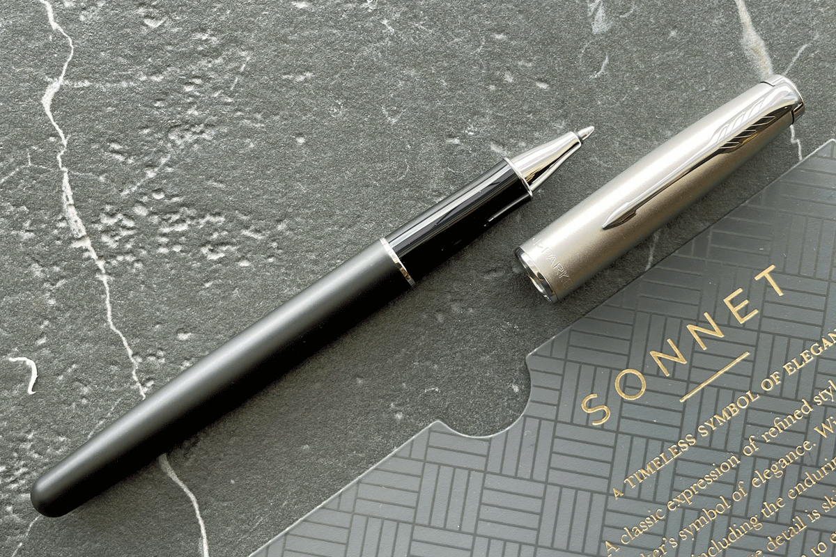 Parker Sonnet Essential Black CT Rollerball Pen