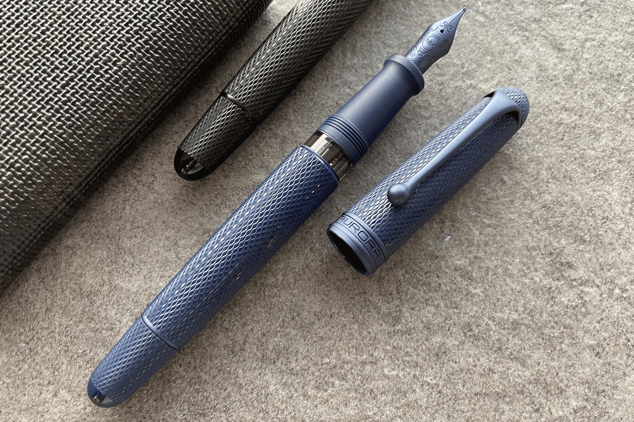 Aurora 88 Blue Mamba Limited Edition Fountain Pen EF Nib