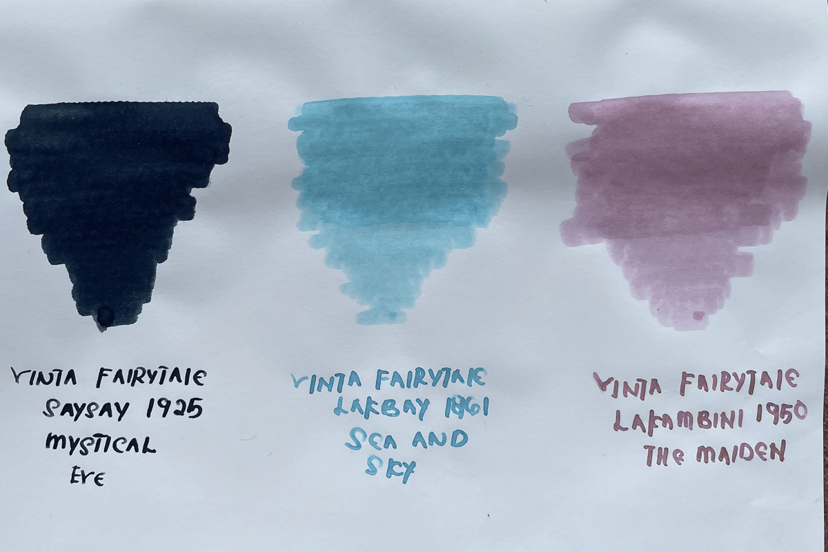 Vinta Fairytale Clouds of Gray [Pagtangi 1958] Fountain Pen 30ml Bottle Ink 