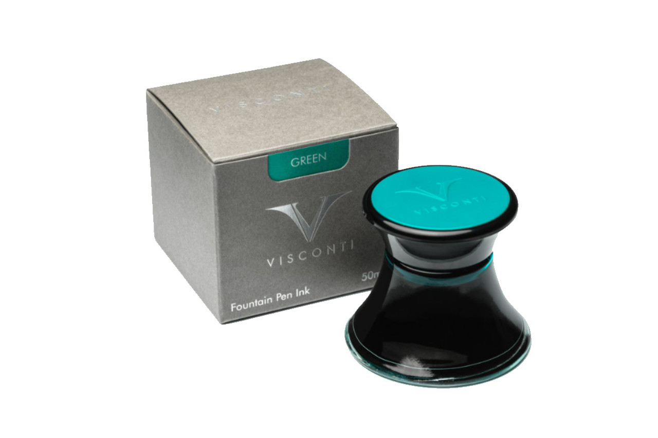 Visconti Fountain Pen 50ml Glass Inkwell Turquoise