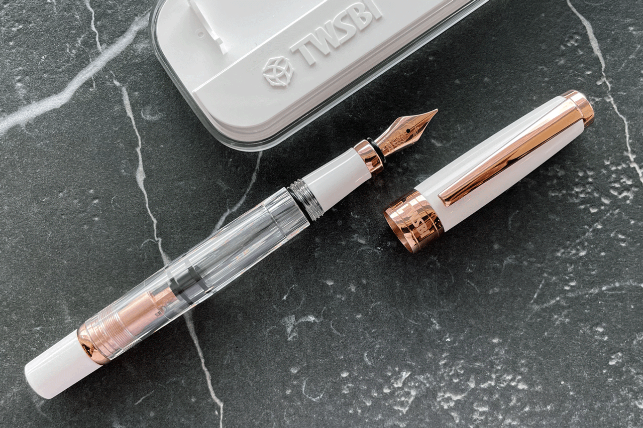 TWSBI Limited Edition Diamond 580 White Rose Gold II Fountain Pen