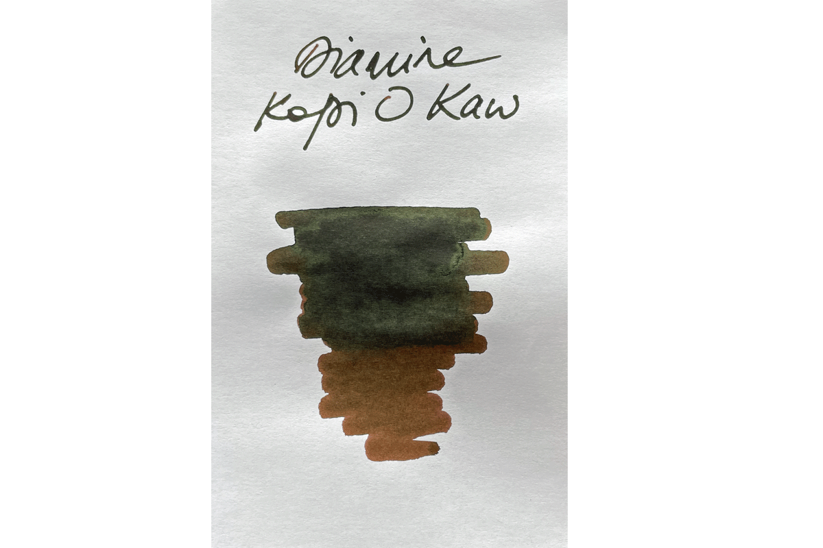 Diamine X PenGallery Kopi O Kaw Inks for Fountain Pen 80ml Bottle
