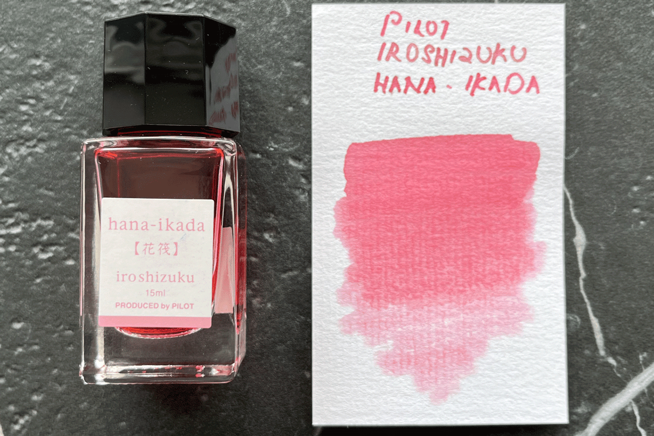 Pilot Fountain Pen 15ml Iroshizuku Bottle Ink Hana-Ikada