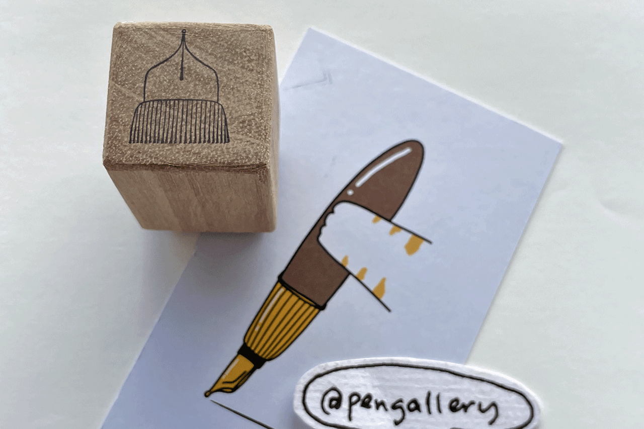 PenGallery X Catdoo Rubber Stamp -Nib One