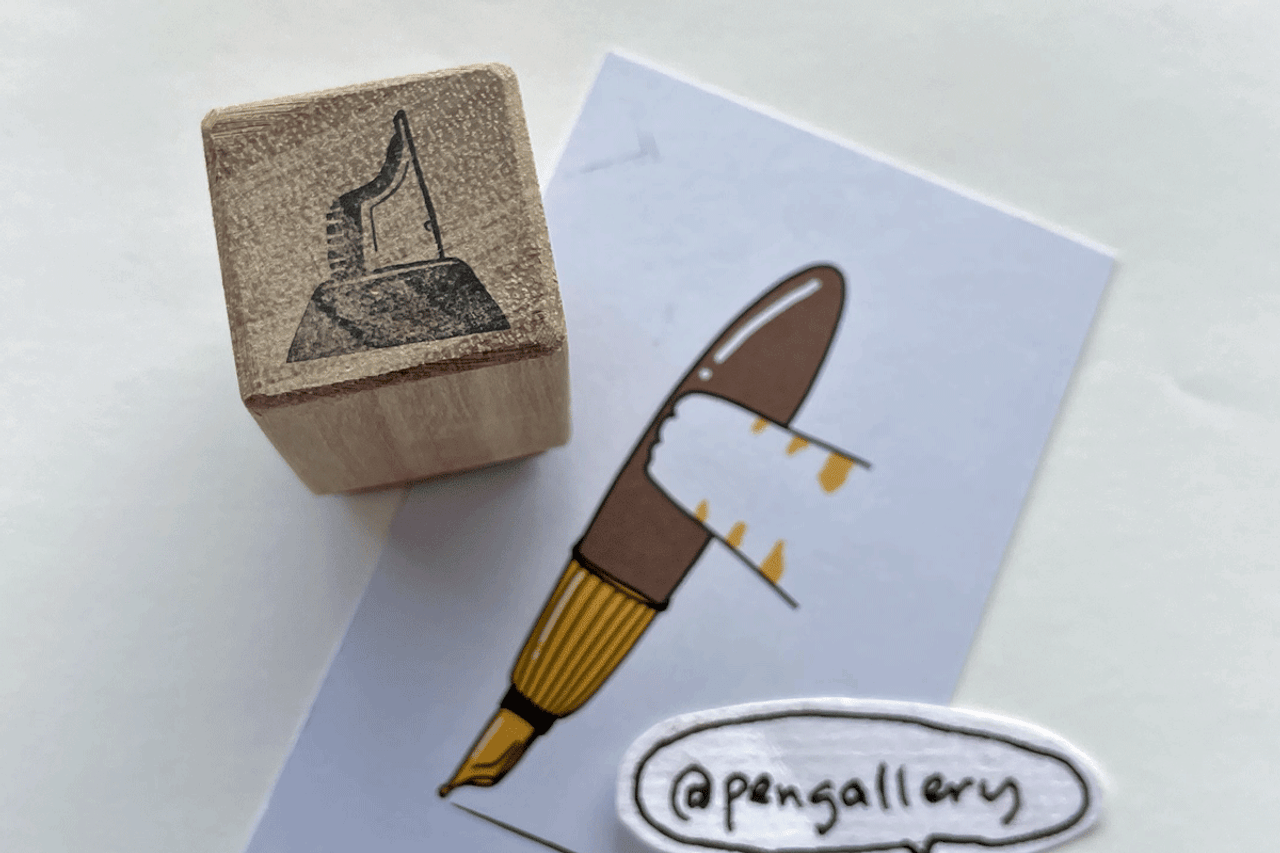 PenGallery X Catdoo Rubber Stamp -Nib Two