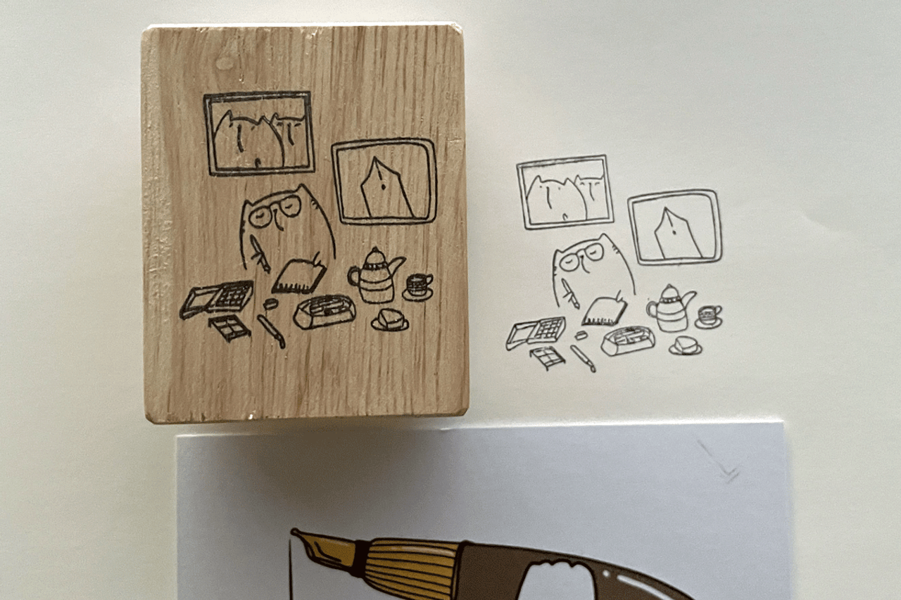 PenGallery X Catdoo Rubber Stamp -Memo One