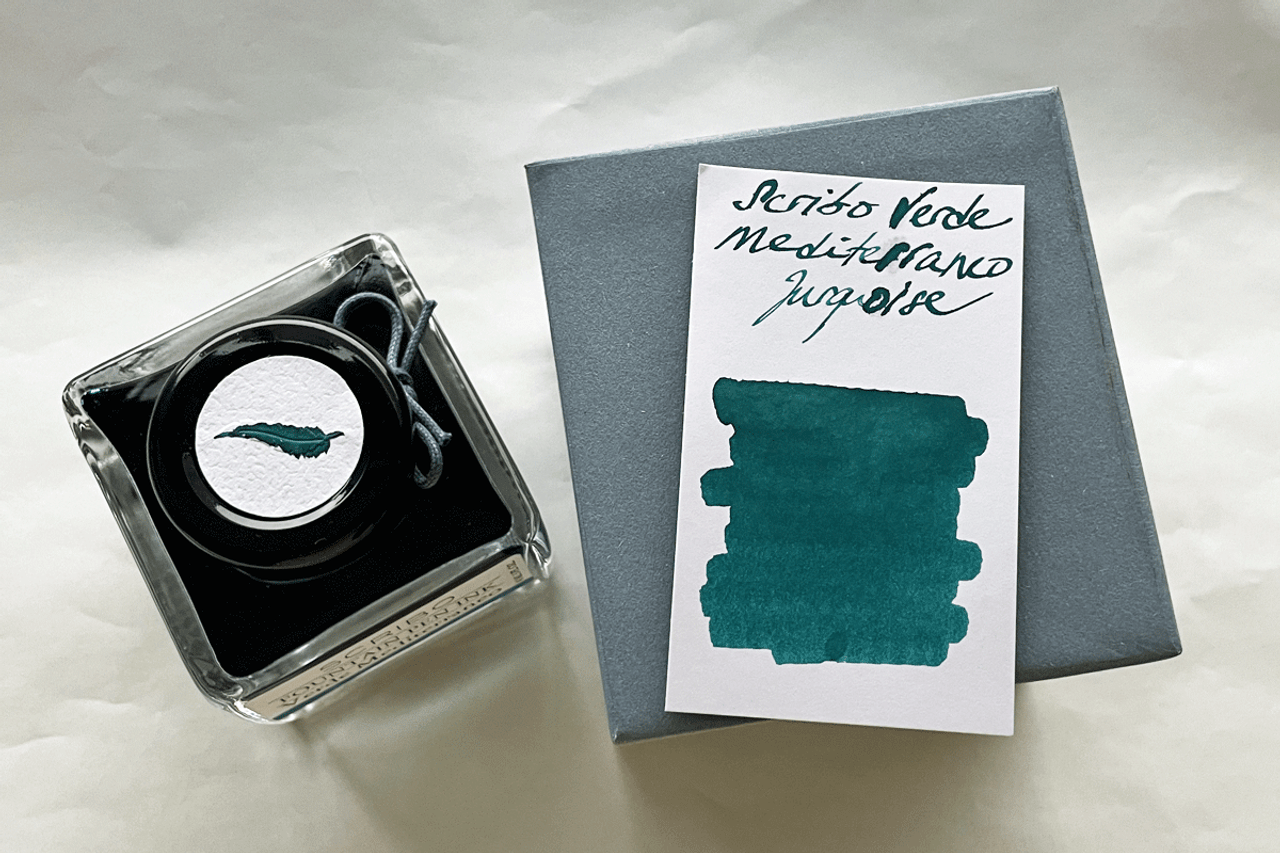 Scribo Verde Bosco Dark Green 3oz Bottle Ink