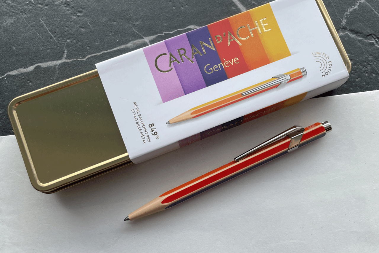 Caran D'Ache 849 Color Treasure Warm Rainbow Limited Edition Ballpoint Pen