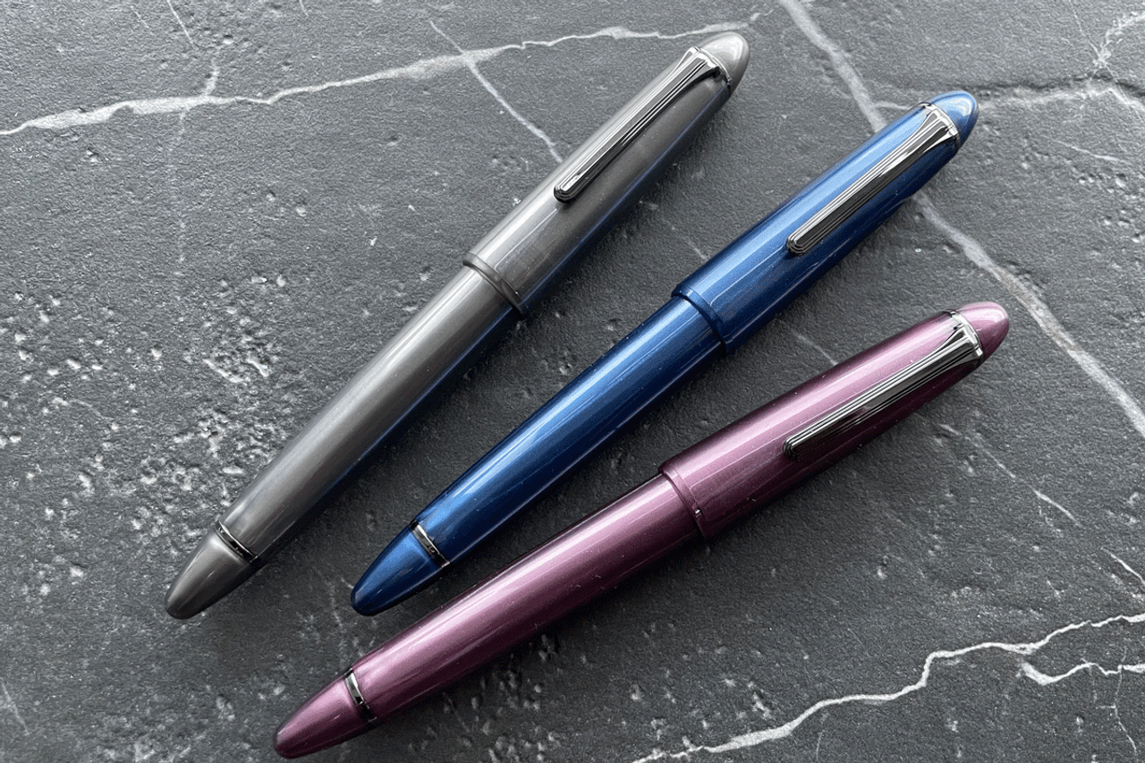 Sailor 1911L Ringless Metalic Simply Red 21K Fountain Pen