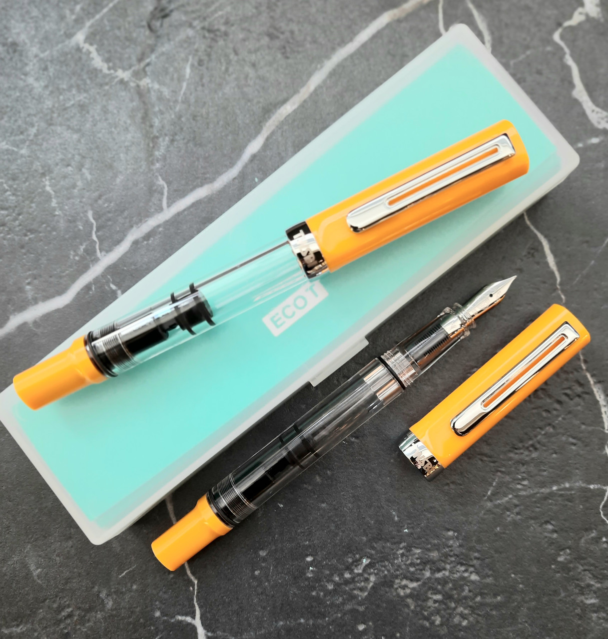 TWSBI Eco-T Saffron Fountain Pen