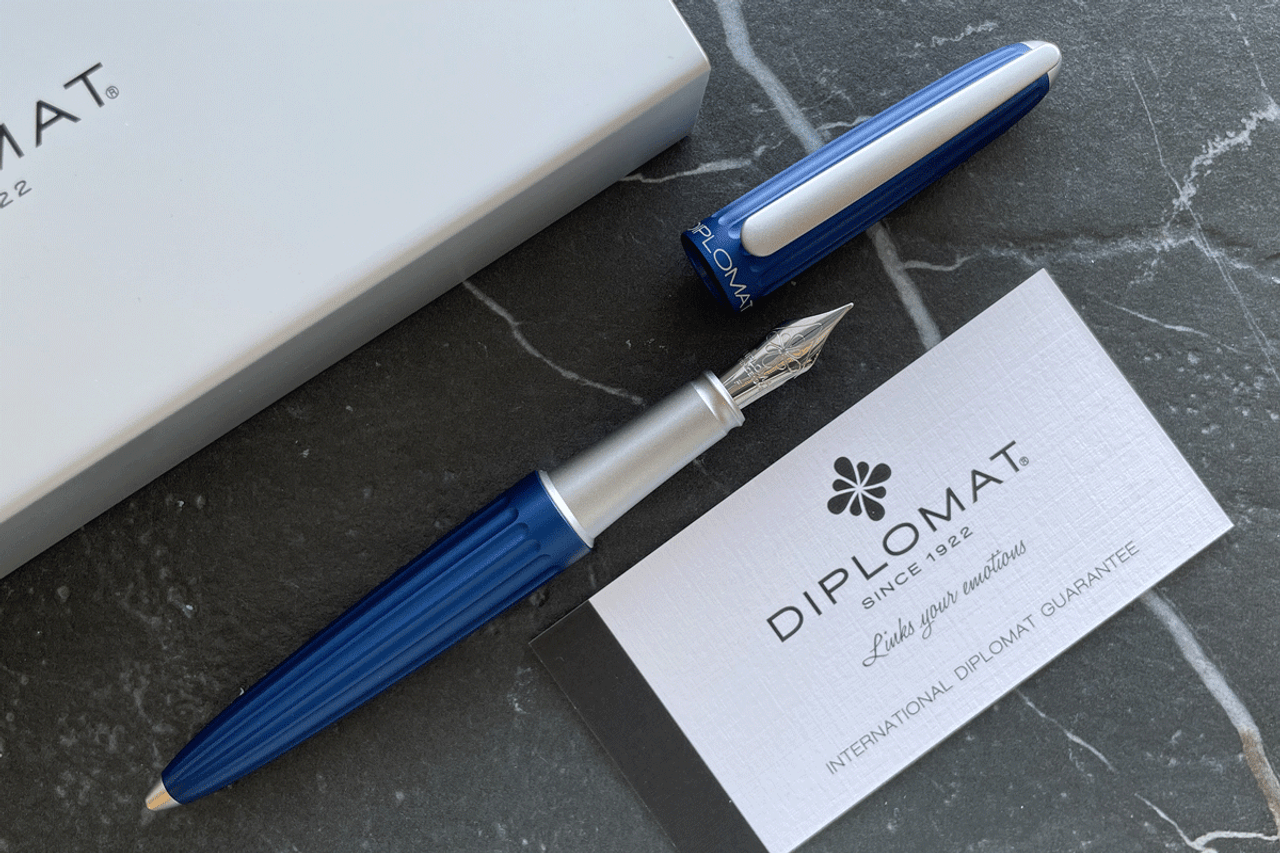 Diplomat Aero Blue Fountain Pen