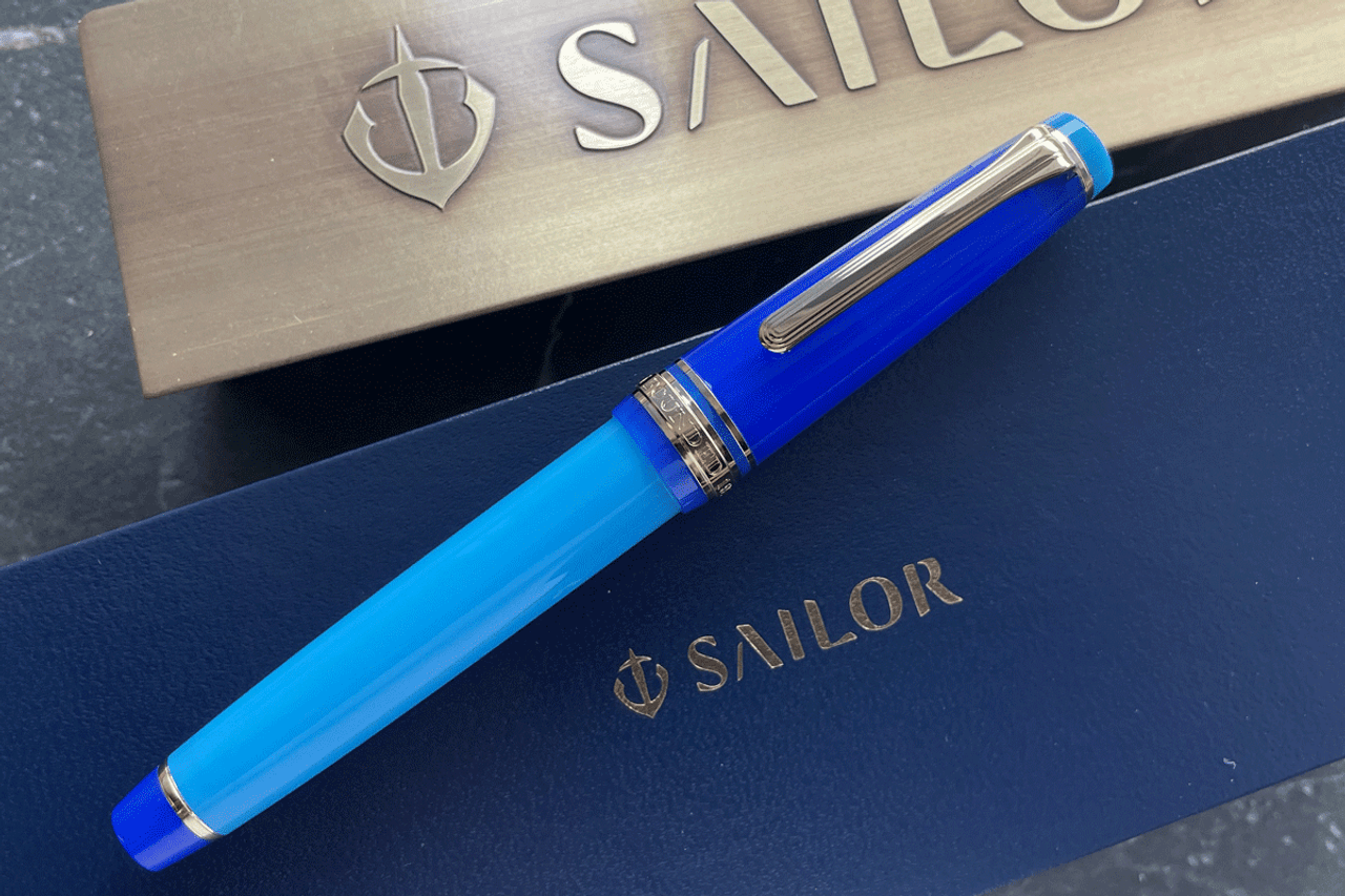 Sailor Pro Gear Slim Stellar Blue Quasar Fountain Pen (11-8749-240)