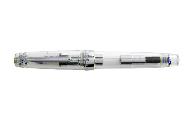Sailor Professional Gear Slim Demonstrator Silver Trim 14k Fountain Pen