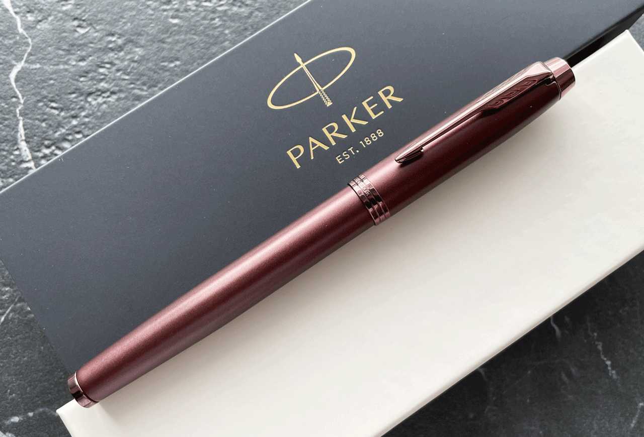 Parker IM Monochrome Burgundy Rollerball Pen