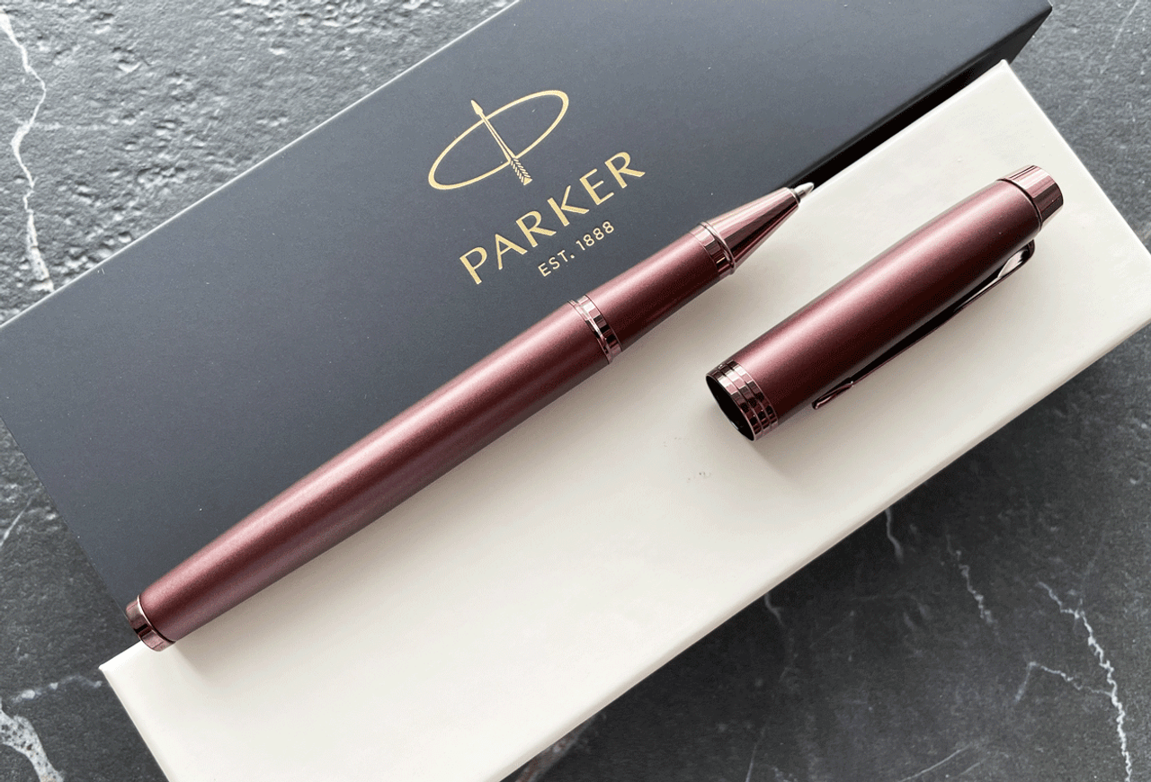 Parker IM Monochrome Burgundy Rollerball Pen