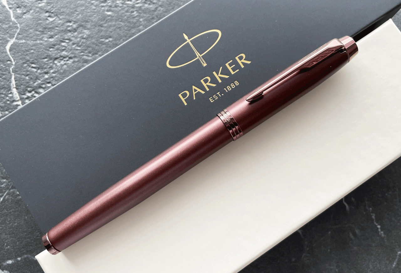 Parker IM Monochrome Burgundy Fountain Pen