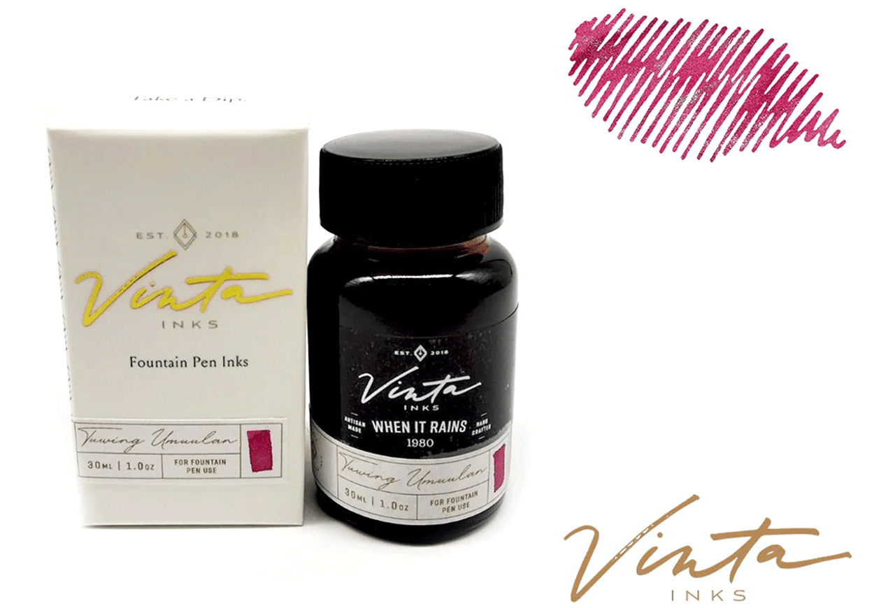 Vinta Fountain Pen 30ml Bottle Ink Shimmer When It Rains [Tuwing Umuulan 1980]