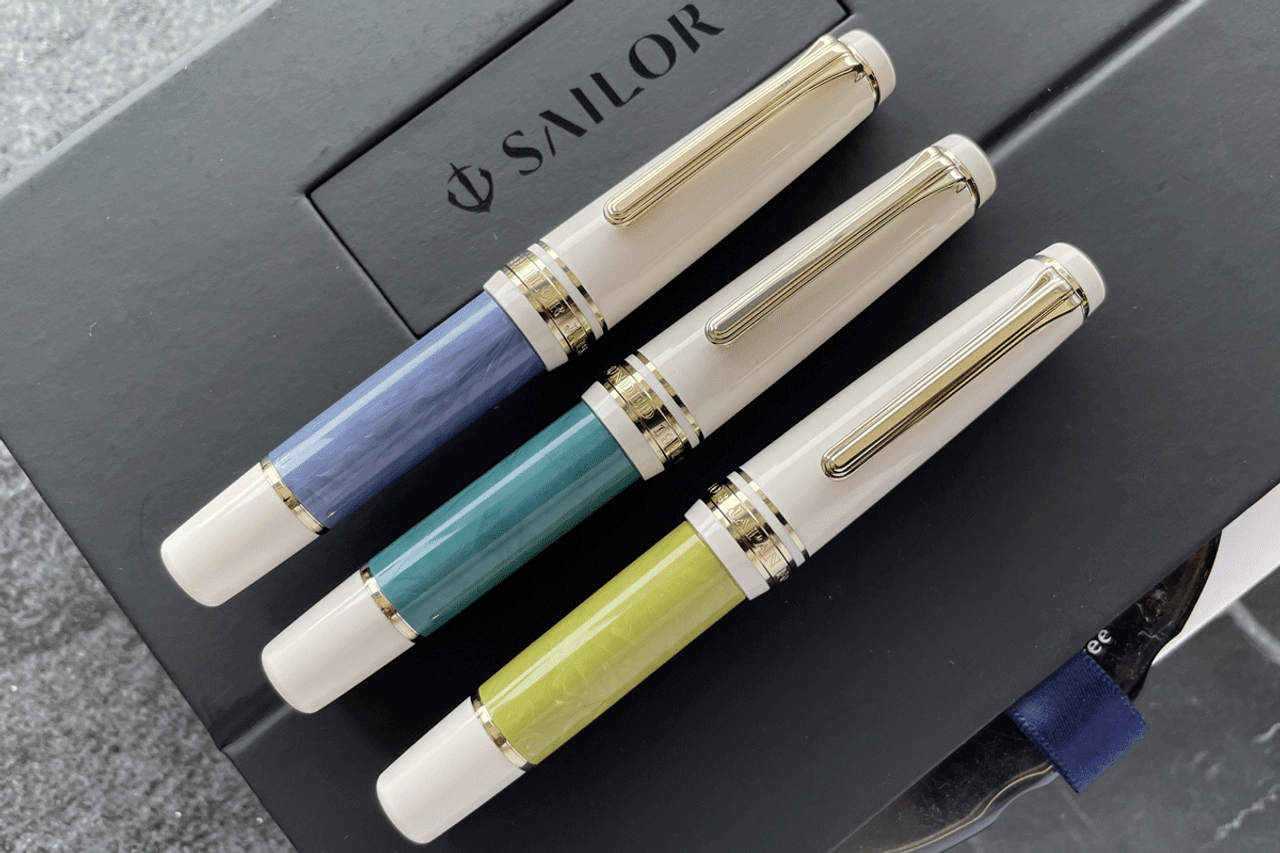 Sailor Rencontre II Glycine Violet Fountain Pen Medium Fine Nib