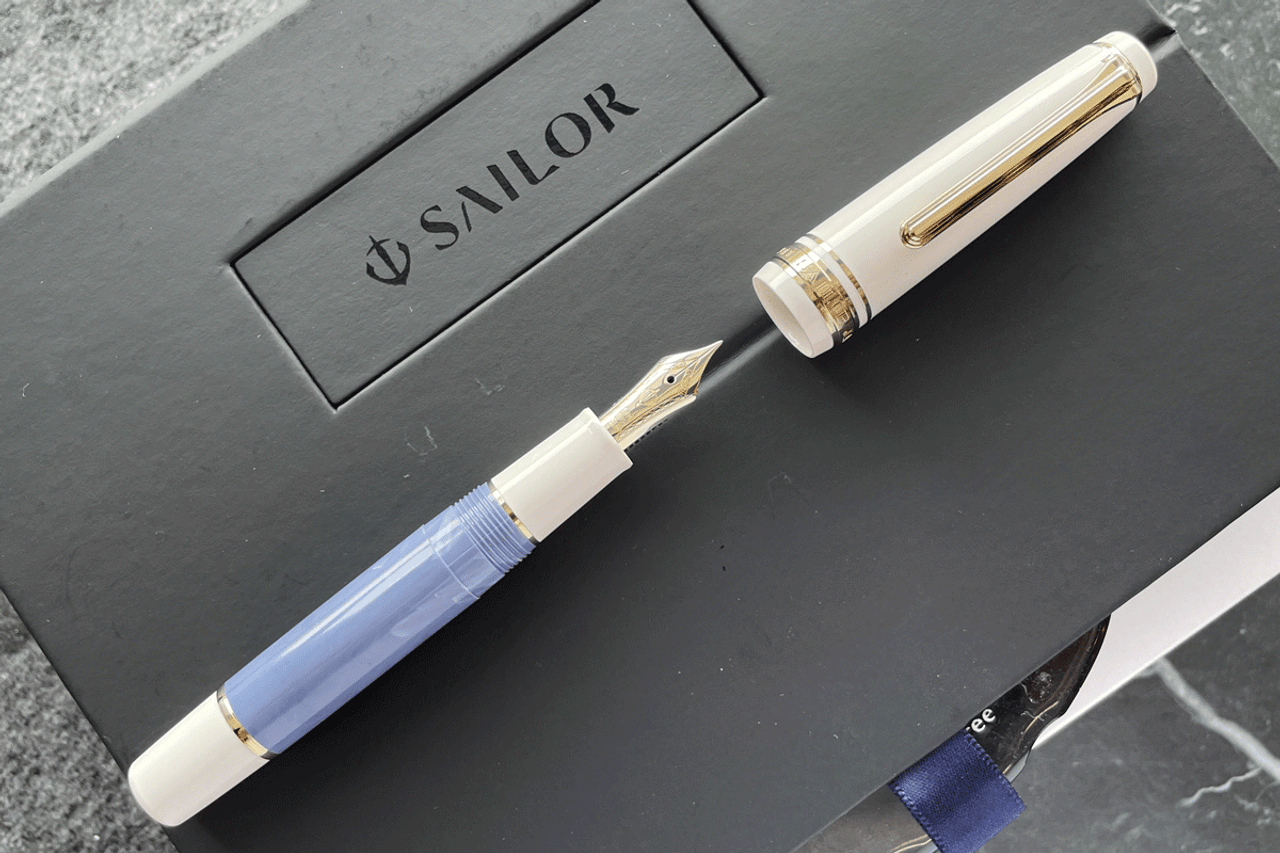 Sailor Rencontre II Glycine Violet Fountain Pen Medium Fine Nib