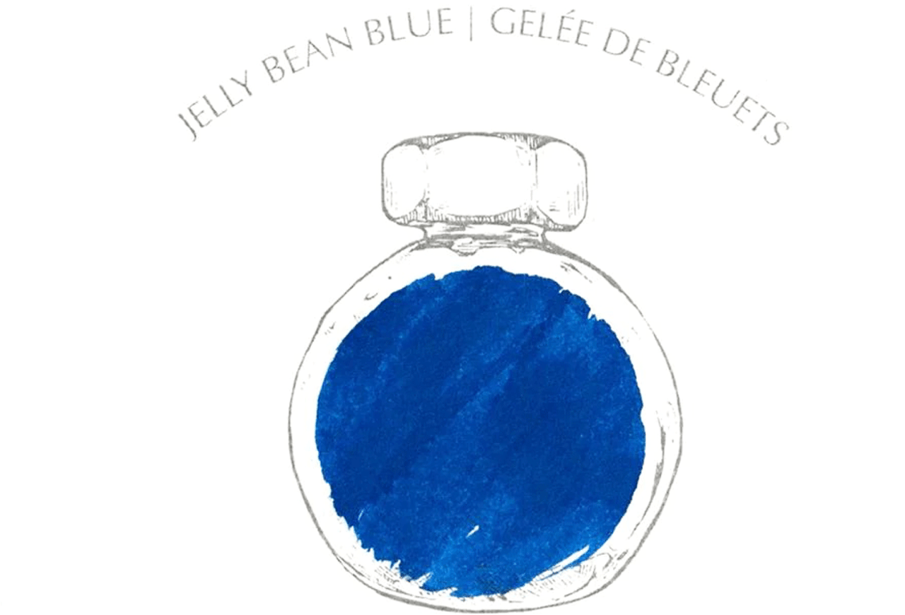 Ferris Wheel Press Grand Jelly Bean Blue Fountain Pen 38ml Bottle Ink