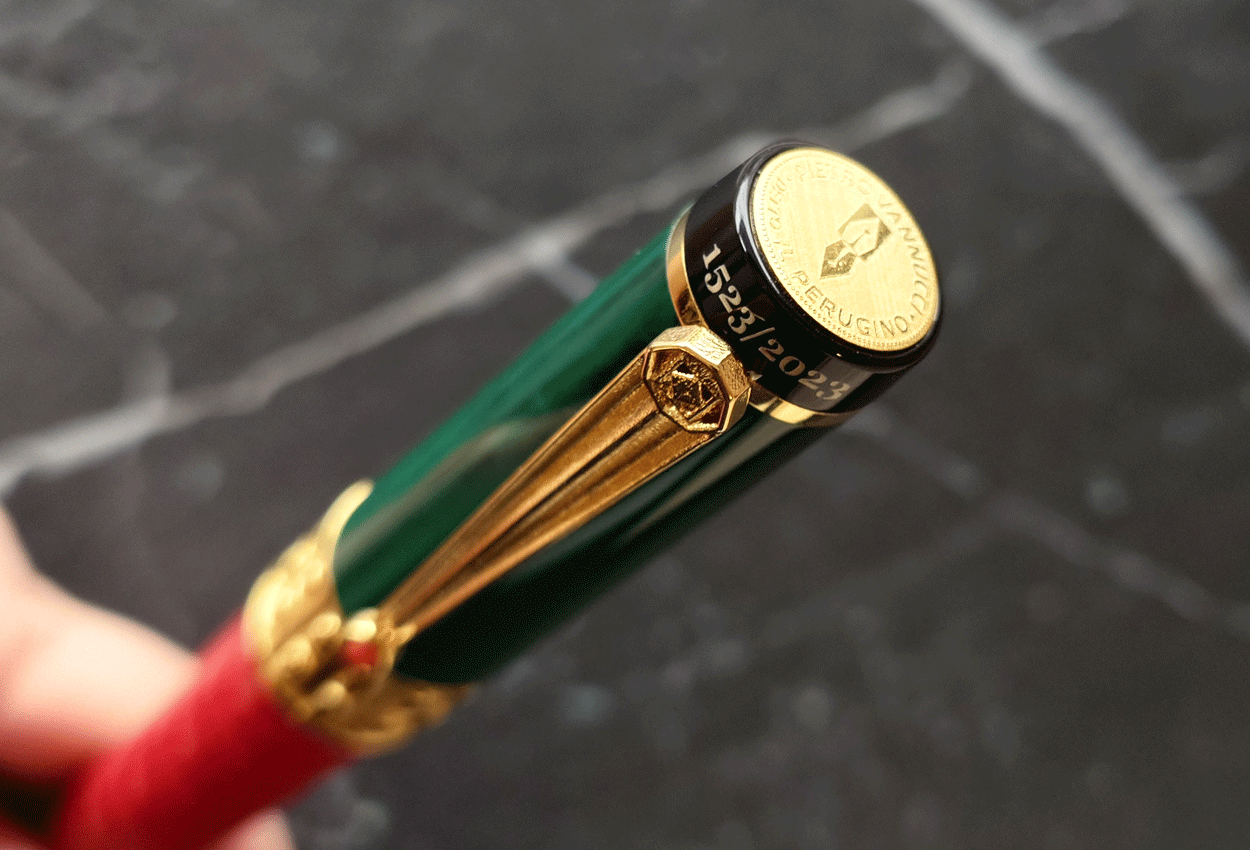 Delta Limited Edition IL Perugino Fountain Pen 14K Extra Fine Nib