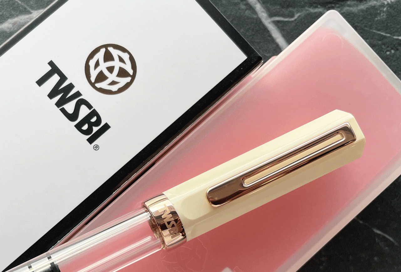 TWSBI Eco Creme Rose Gold Special Edition Fountain Pen TWSBI Eco Creme Rose Gold Special Edition Fountain Pen