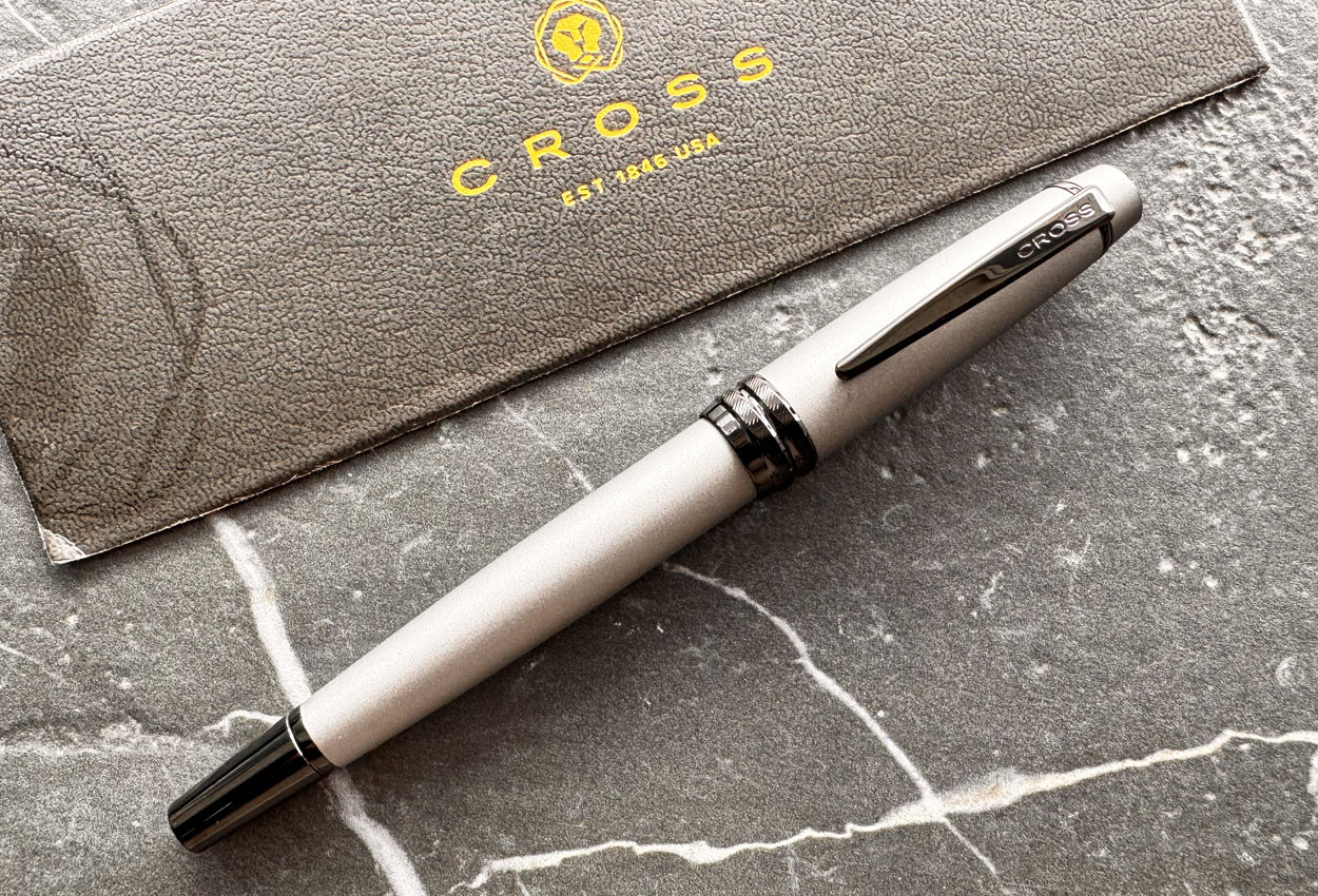 Cross Bailey Matte Grey BT Rollerball Pen