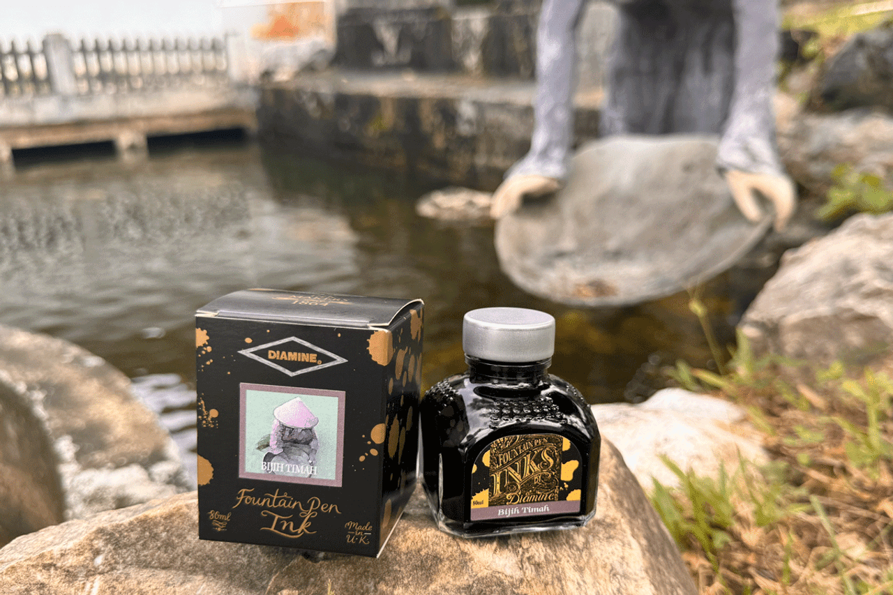 Diamine Bijih Timah Fountain Pen 80ml Bottle Ink