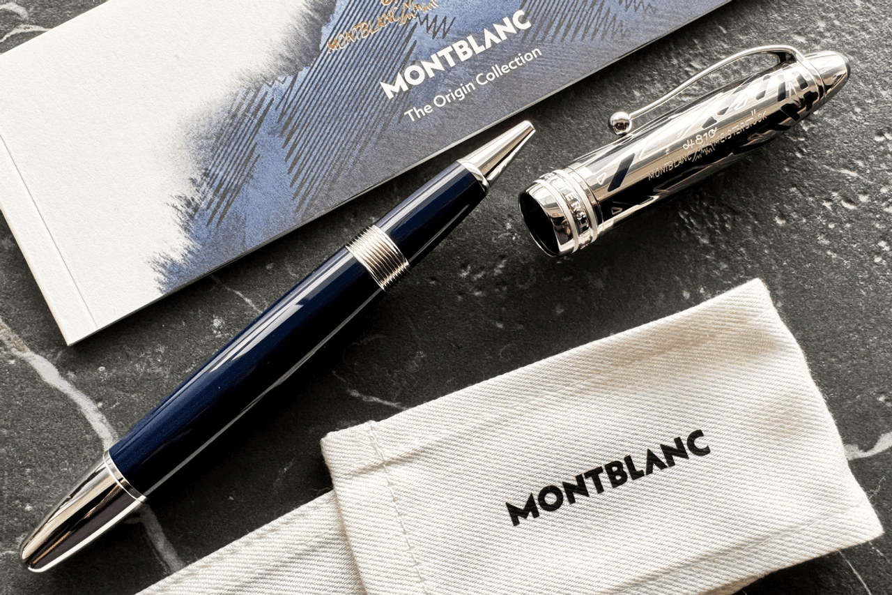 Montblanc Meisterstuck 162 The Origin Doue Blue Rollerball Pen