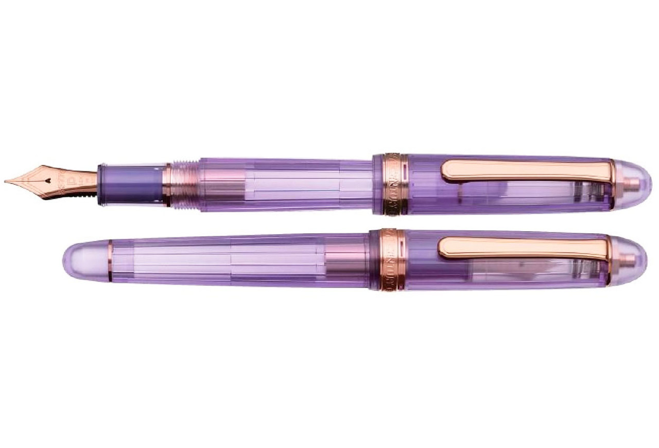 Platinum 3776 Nice Lavender Demonstrator Special Edition Fountain Pen Medium Nib