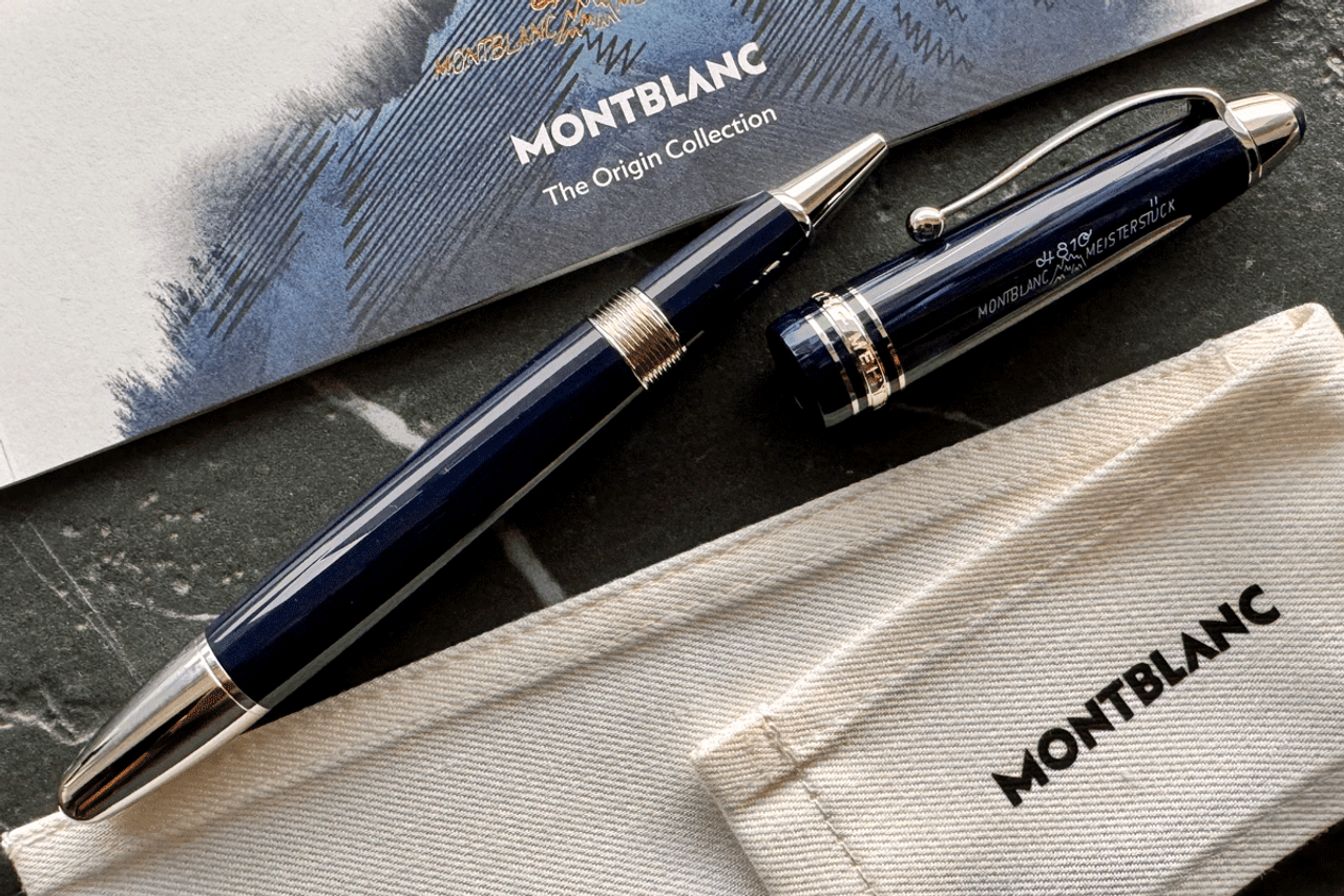 Montblanc Meisterstuck Le Grand 162 The Origin Blue Rollerball Pen