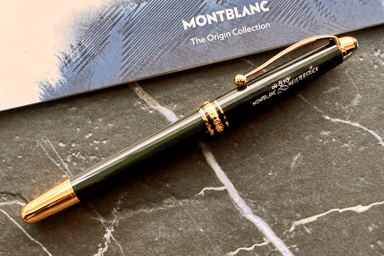 Montblanc Meisterstuck Classique 163 The Origin Green Rollerball Pen