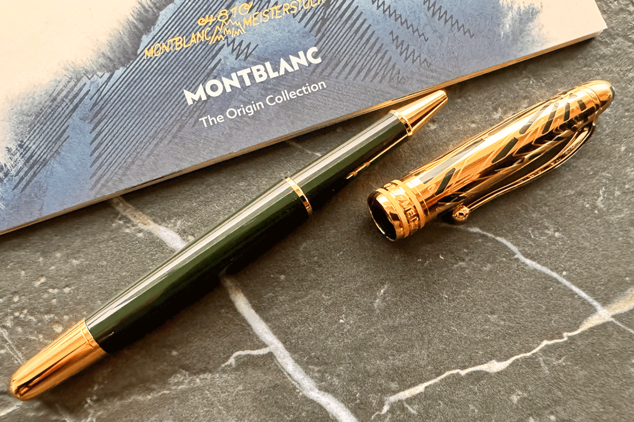Montblanc Meisterstuck Classique 163 The Origin Doue Green Rollerball Pen