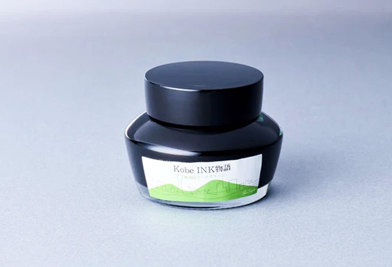 Kobe Ink Monogatari No.35 Suwayama Leaf Green 50ml Fountain Pen Ink