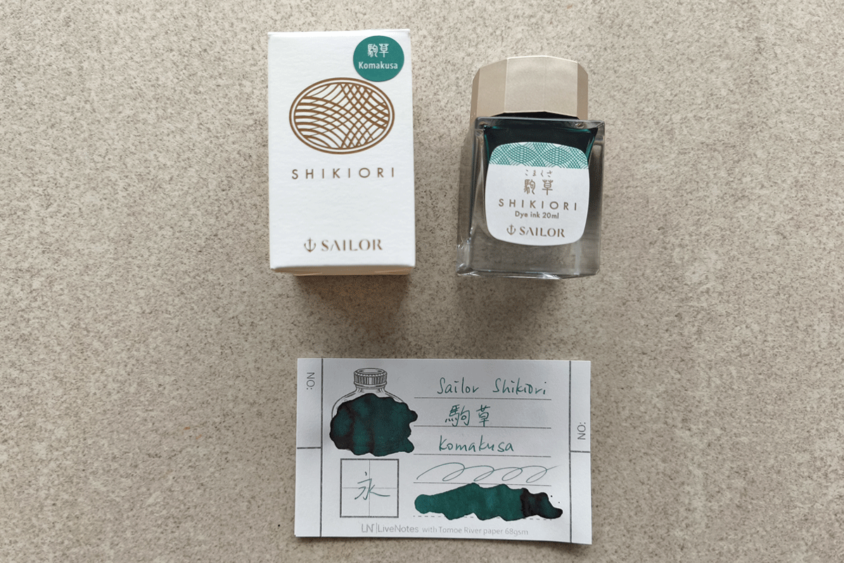 Sailor Shikiori Komakusa 20ml Bottle Ink for Fountain Pen